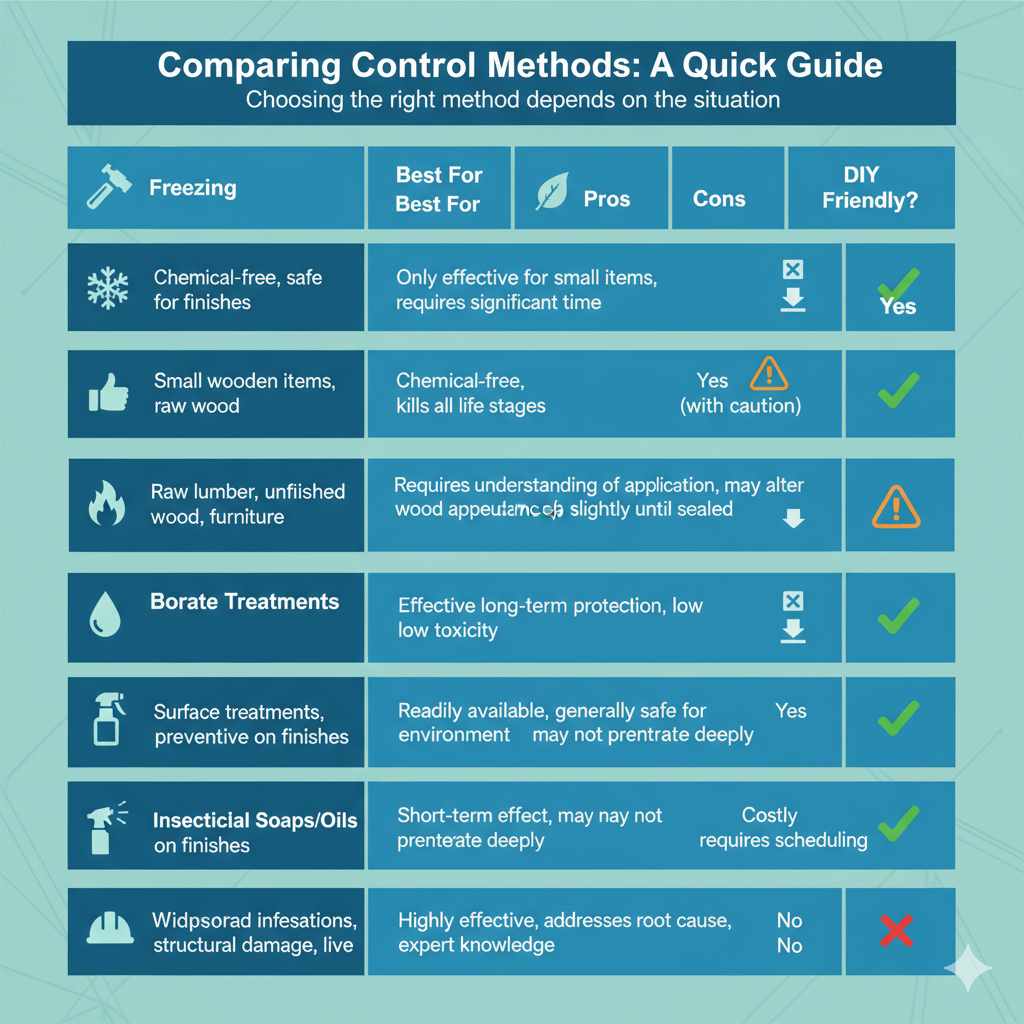 Comparing Control Methods