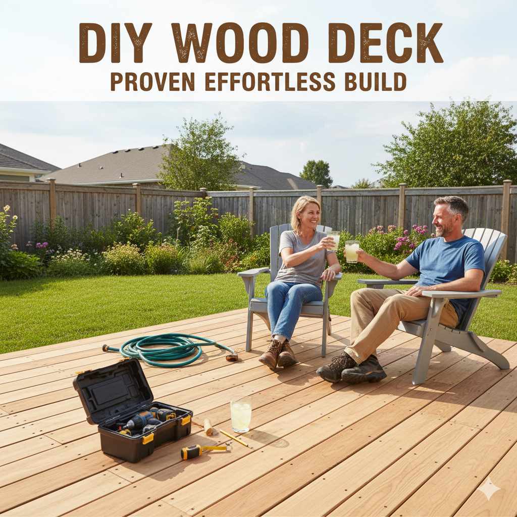 DIY Wood Deck