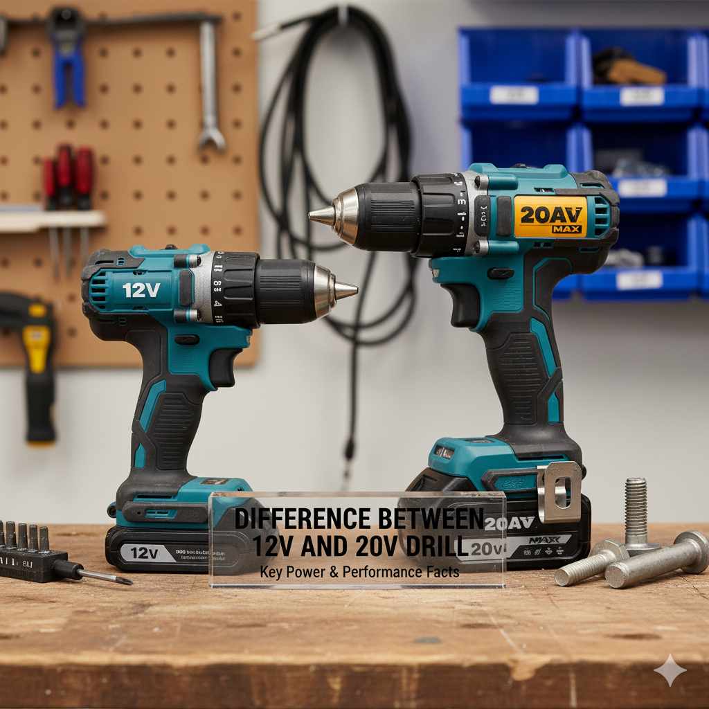 Difference between 12V And 20V Drill