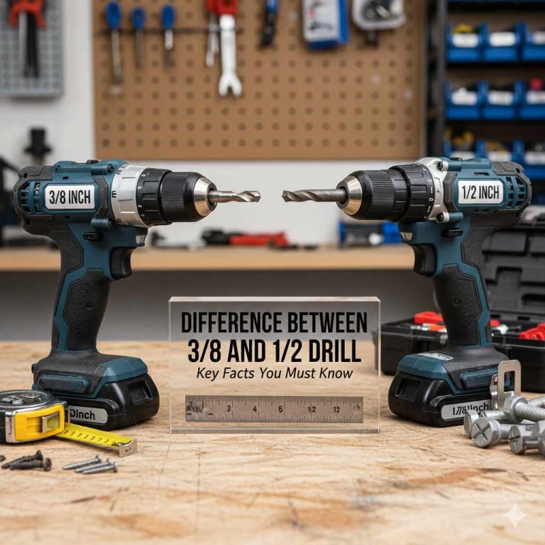 Difference between 3 8 And 1 2 Drill