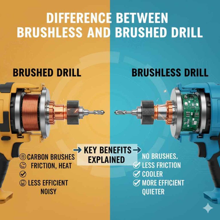 Difference between Brushless And Brushed Drill