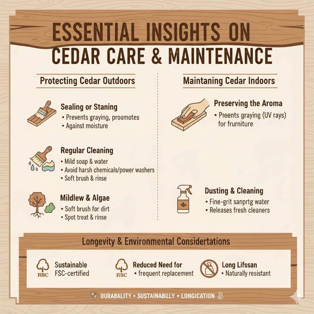 Essential Insights on Cedar Care and Maintenance