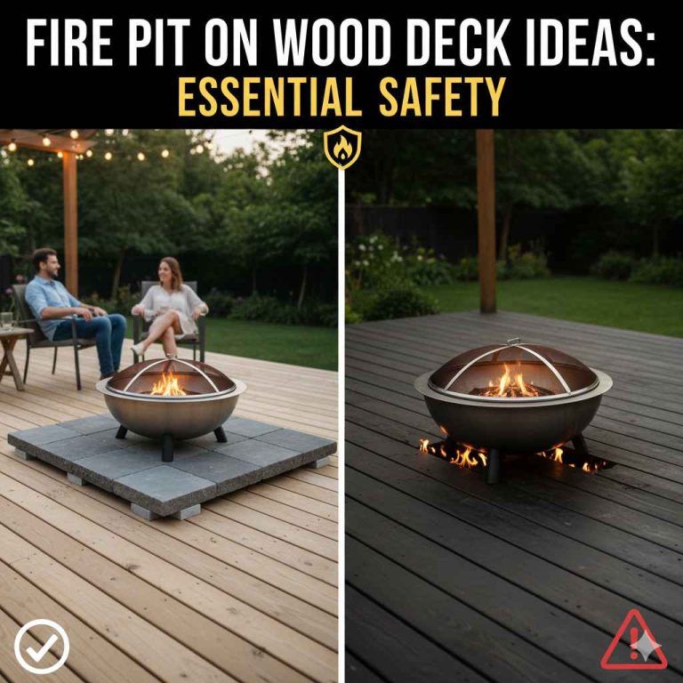 Fire Pit On Wood Deck Ideas