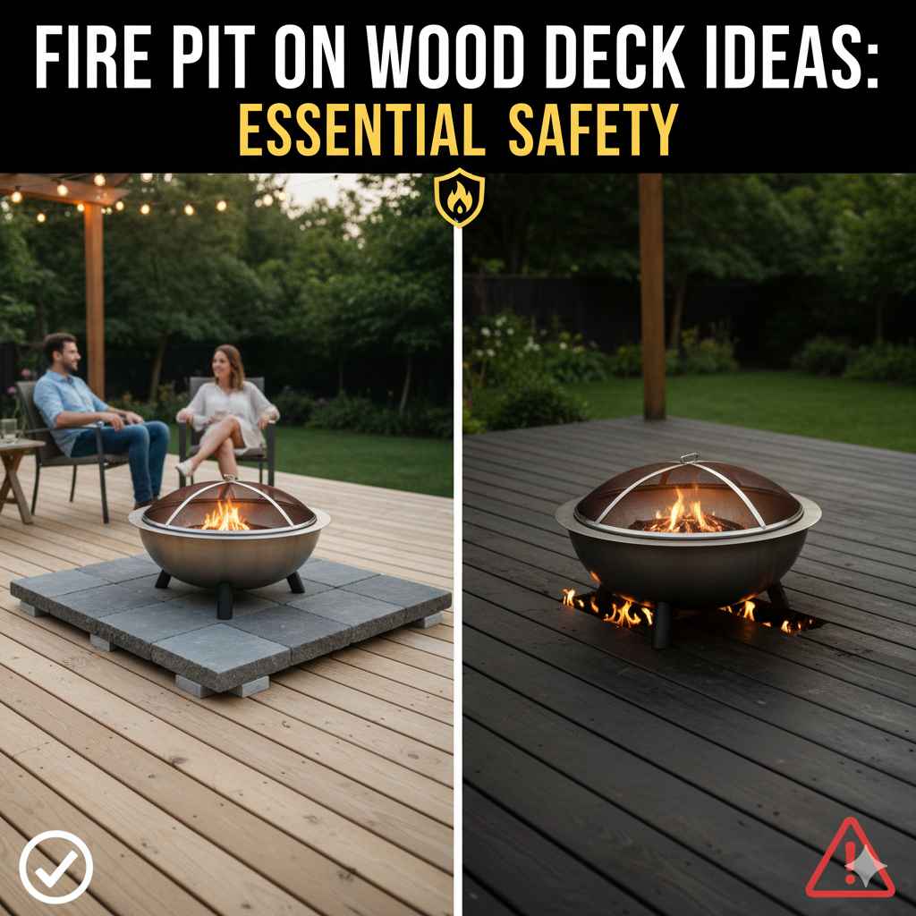 Fire Pit On Wood Deck Ideas