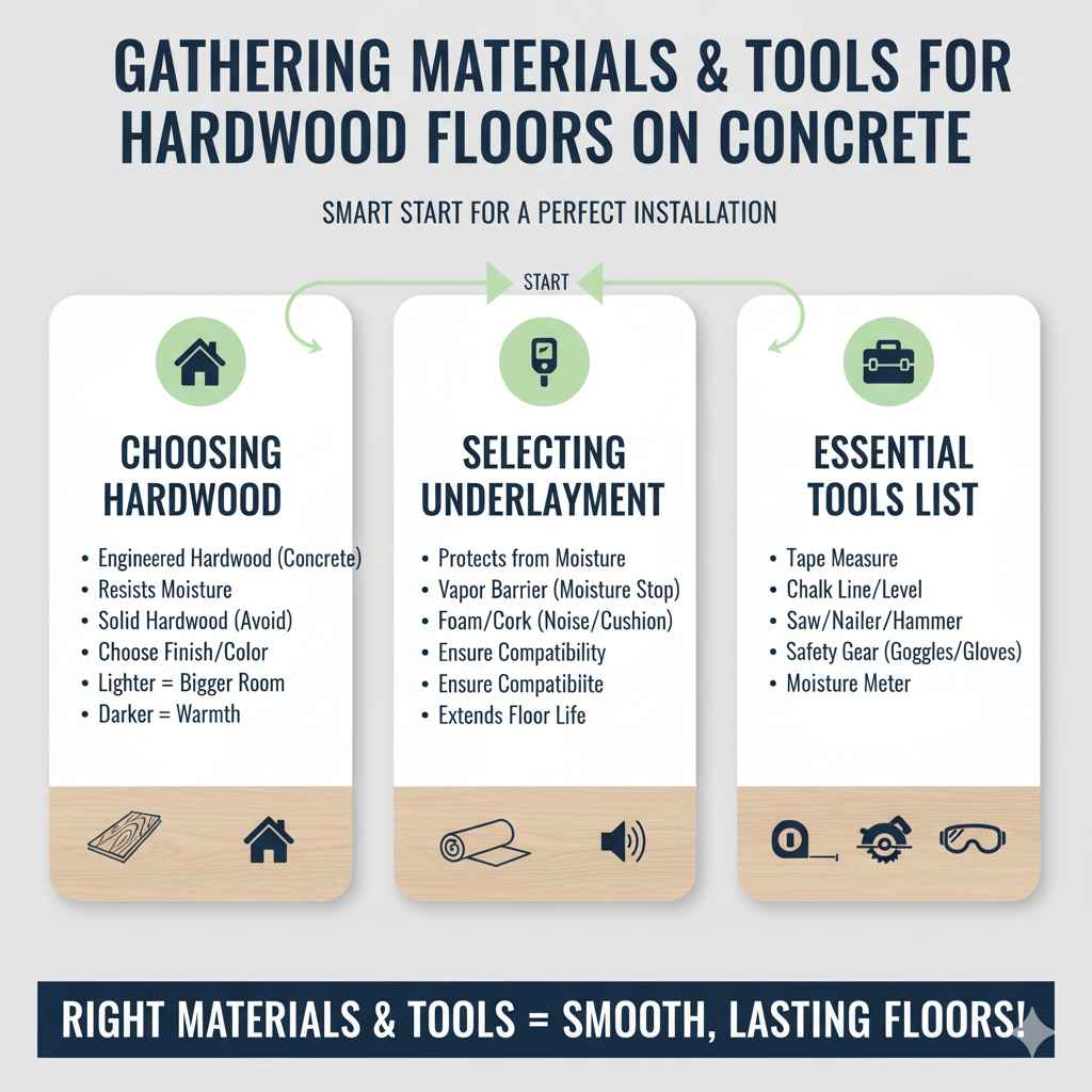 Gathering Materials And Tools