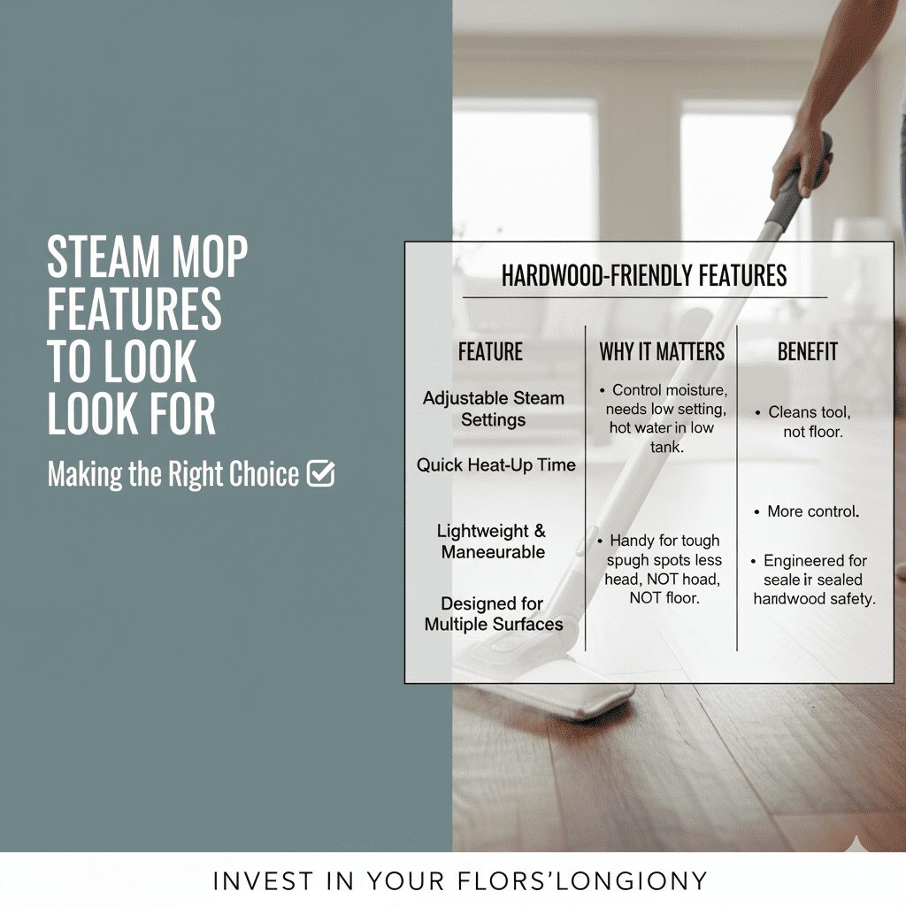 Steam mop adjustable settings for hardwood Steam mop with adjustable steam settings dial for hardwood floors