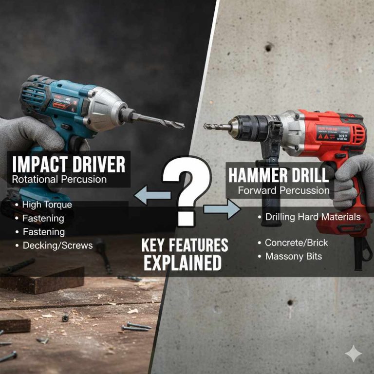 Difference between Impact And Hammer Drill