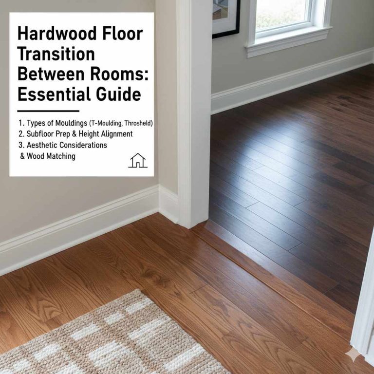 Hardwood Floor Transition Between Rooms:
