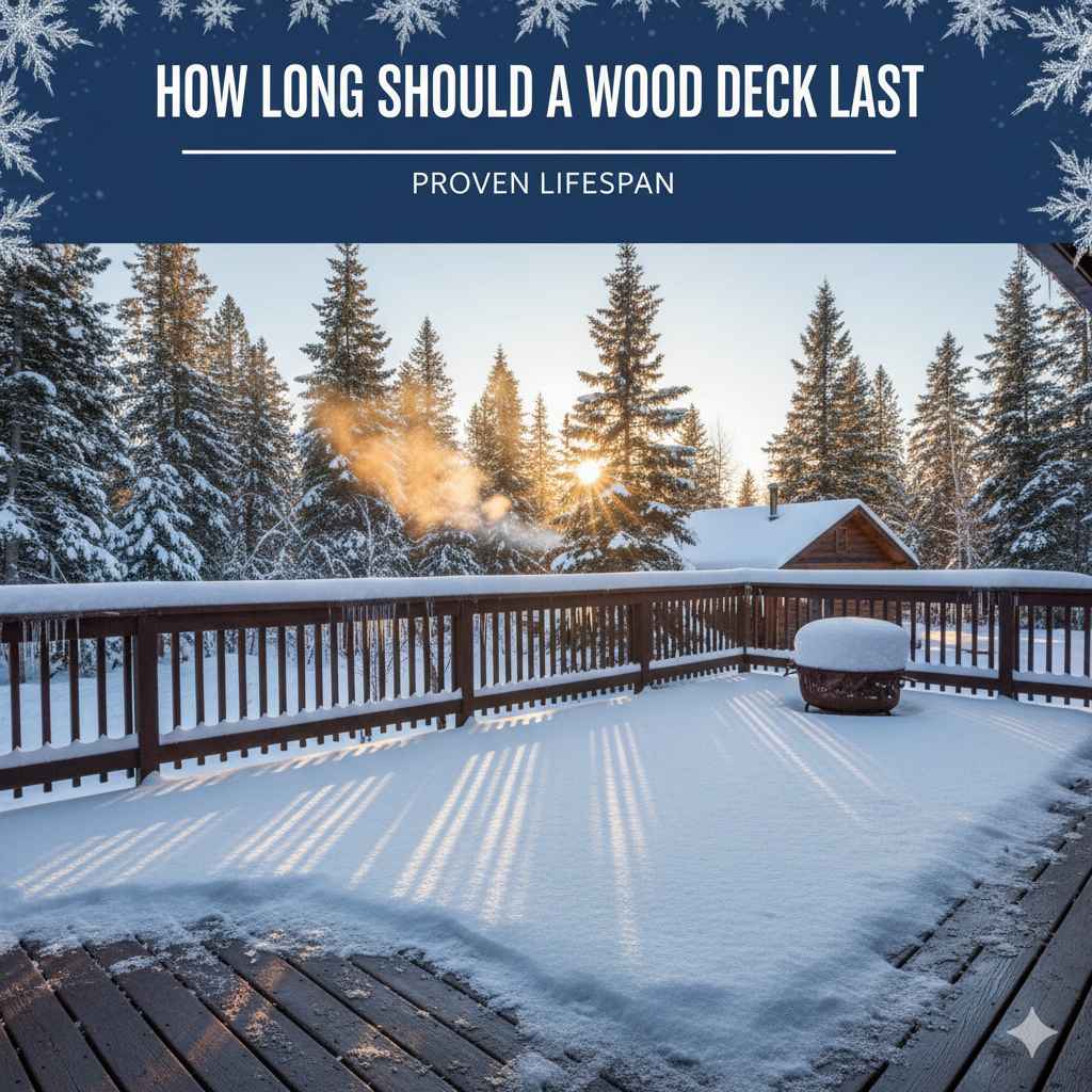 How Long Should A Wood Deck Last