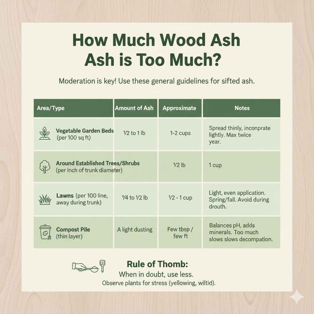 How Much Wood Ash is Too Much