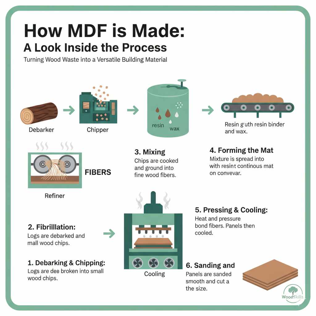 How is MDF Made