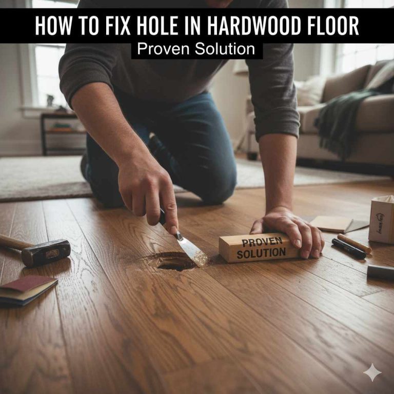 How to Fix Hole in Hardwood Floor