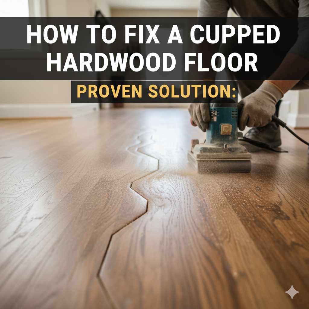How to Fix a Cupped Hardwood Floor