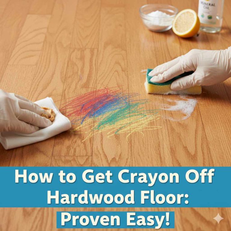 How to Get Crayon Off Hardwood Floor