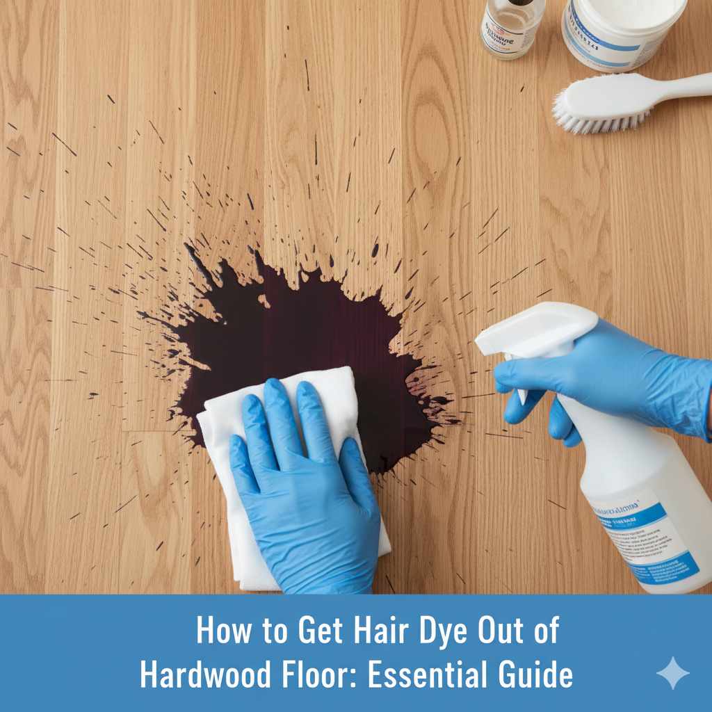 How to Get Hair Dye Out of Hardwood Floor