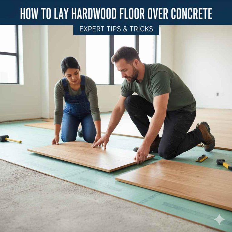 How to Lay Hardwood Floor Over Concrete: Expert Tips & Tricks