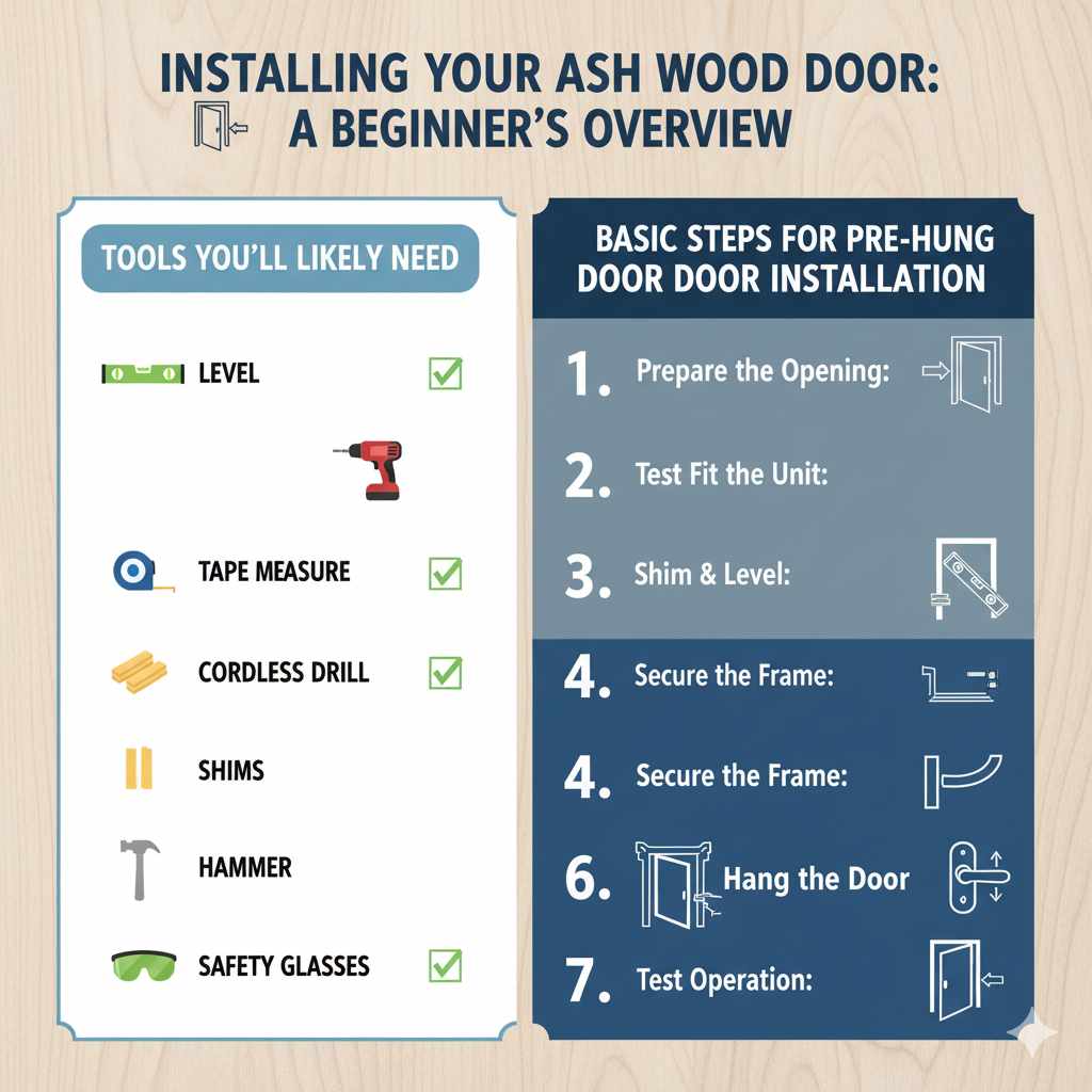 Installing Your Ash Wood Door