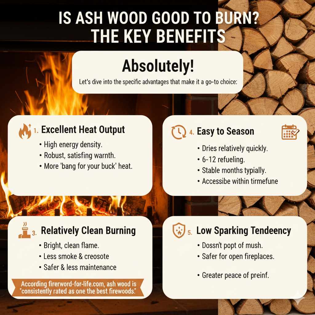 Is Ash Wood Good to Burn