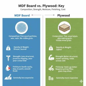 MDF Board vs Plywood: Essential Buyer’s Guide
