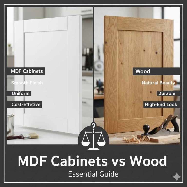 MDF Cabinets vs Wood