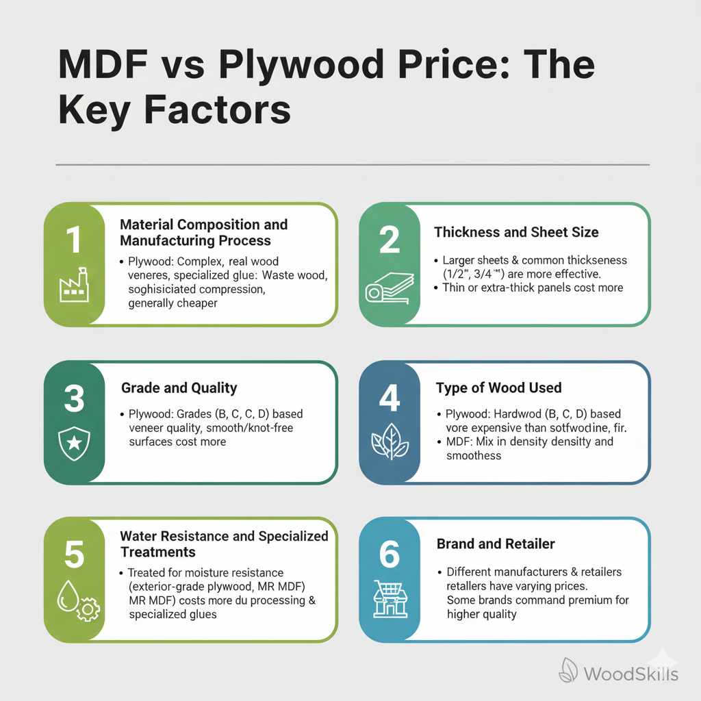 MDF vs Plywood Price