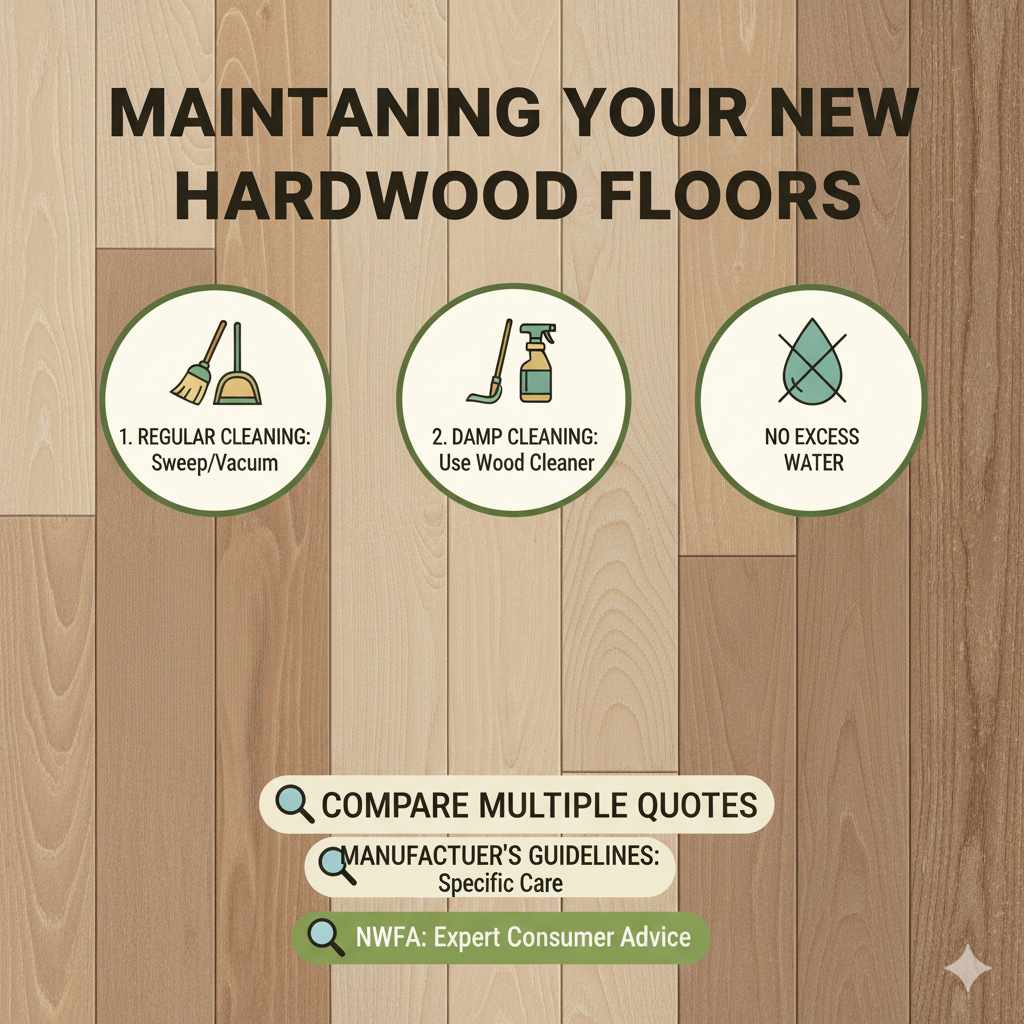 Maintaining Your New Hardwood Floor