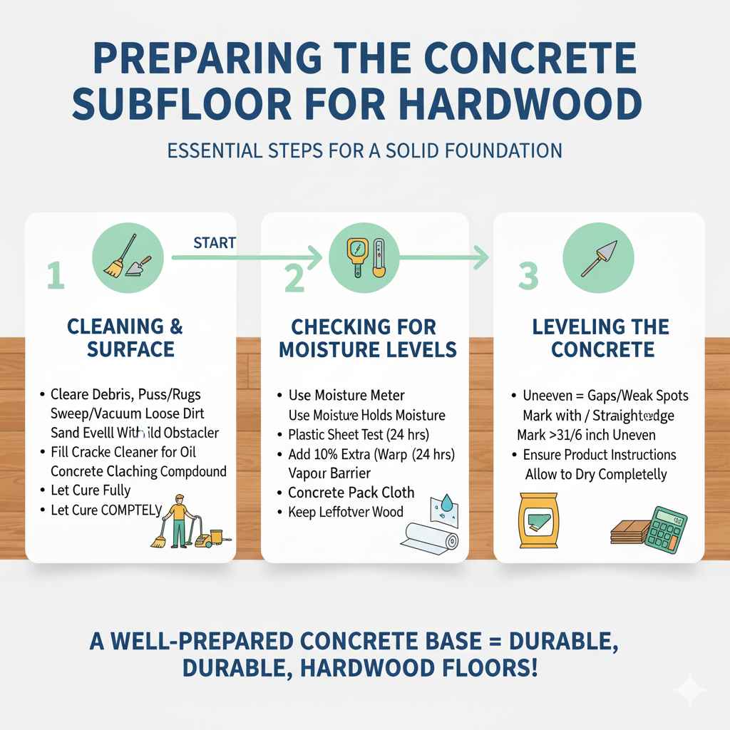 Preparing The Concrete Subfloor