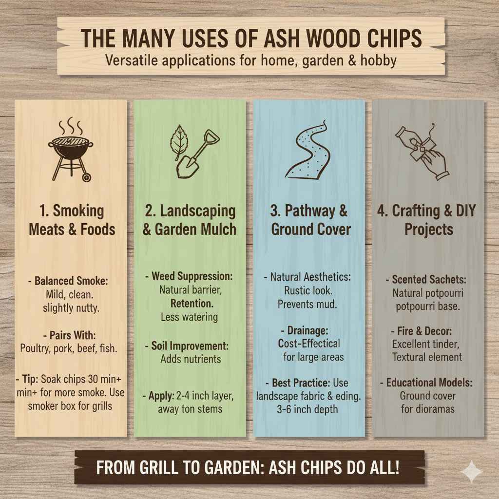 Safety and Handling of Ash Wood Chips