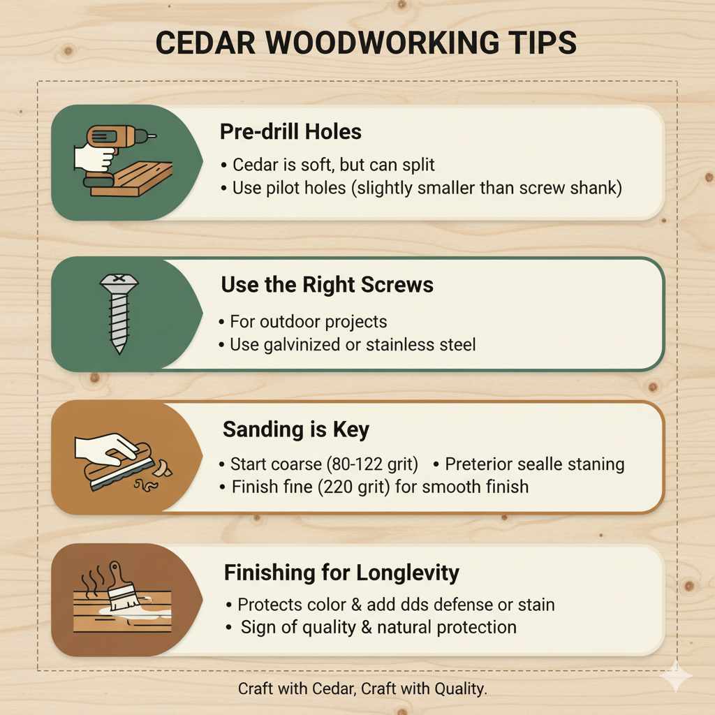 Tips for Working with Cedar