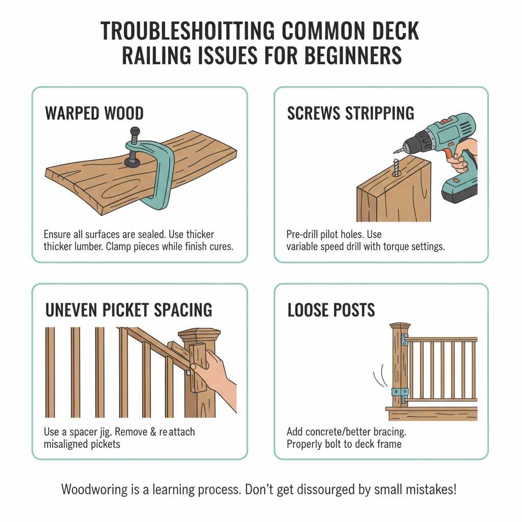 Troubleshooting Common Deck Railing Issues for Beginners