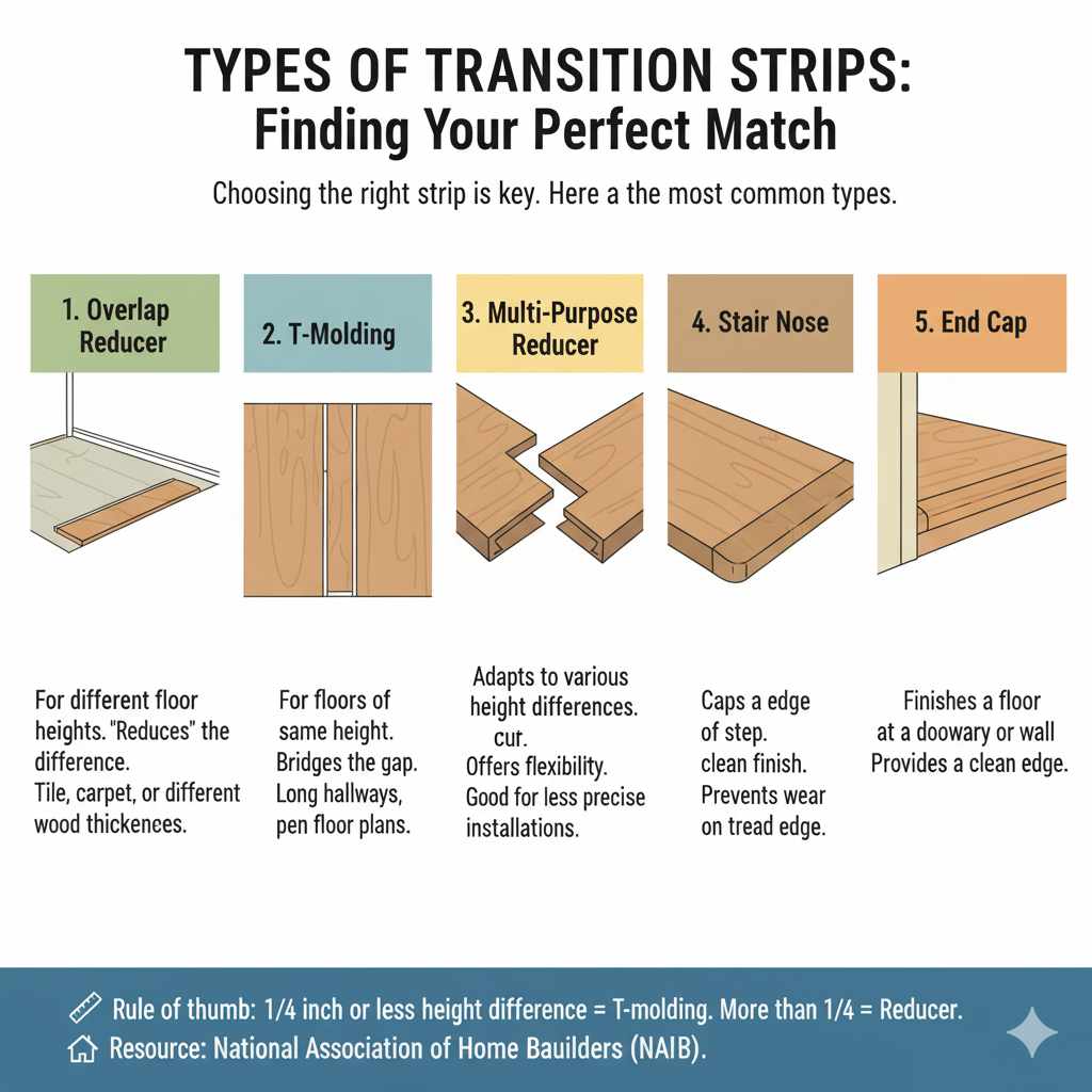 Types of Transition Strips
