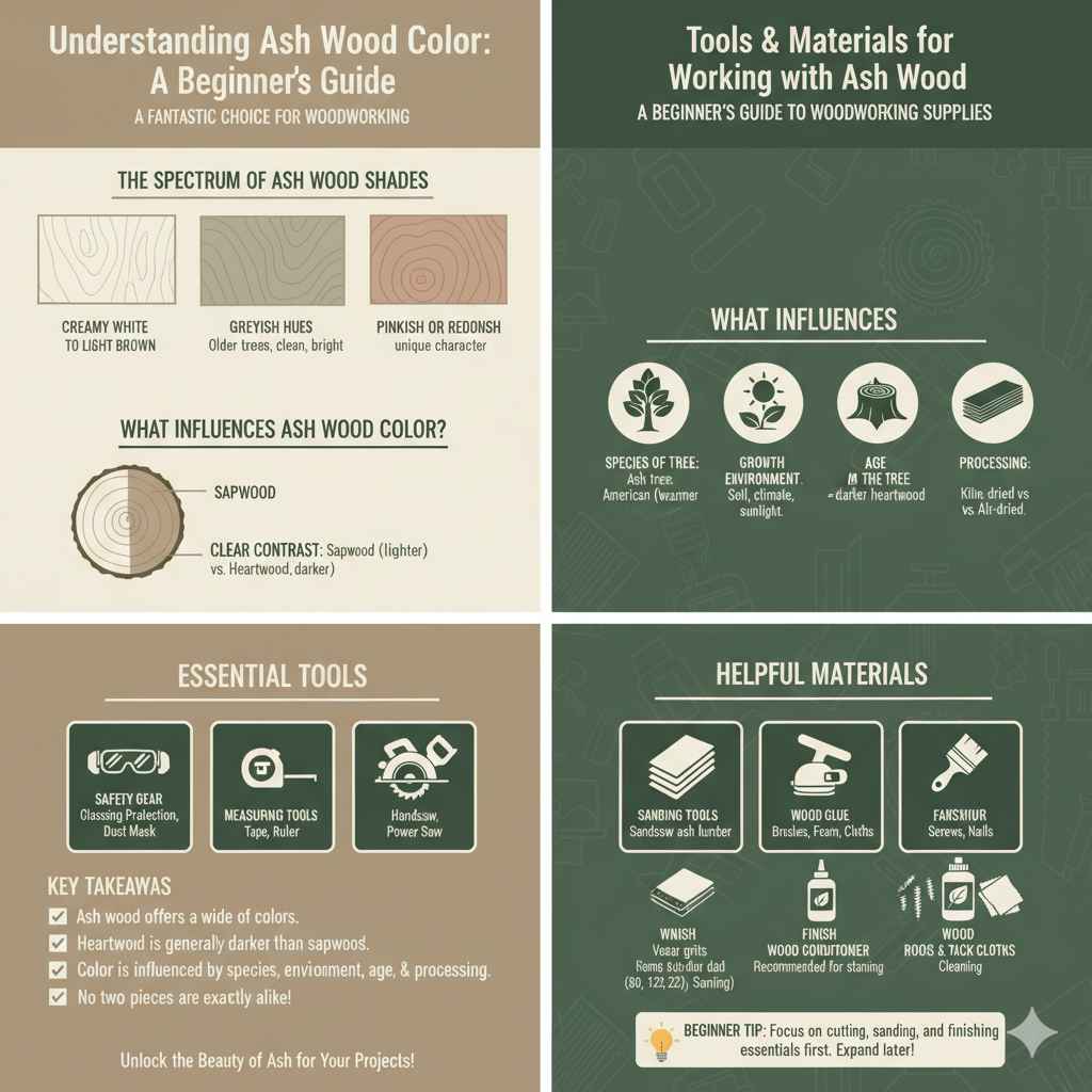 Understanding Ash Wood Color