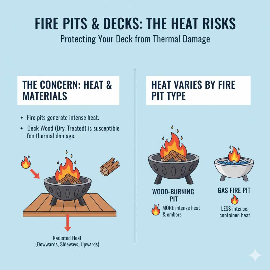 Understanding Fire Pit Heat and Deck Materials