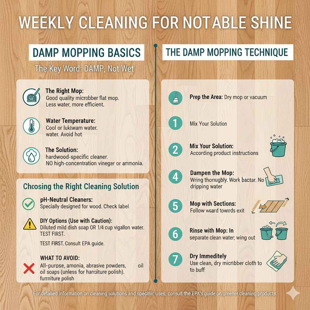 Weekly Cleaning for Noticeable Shine