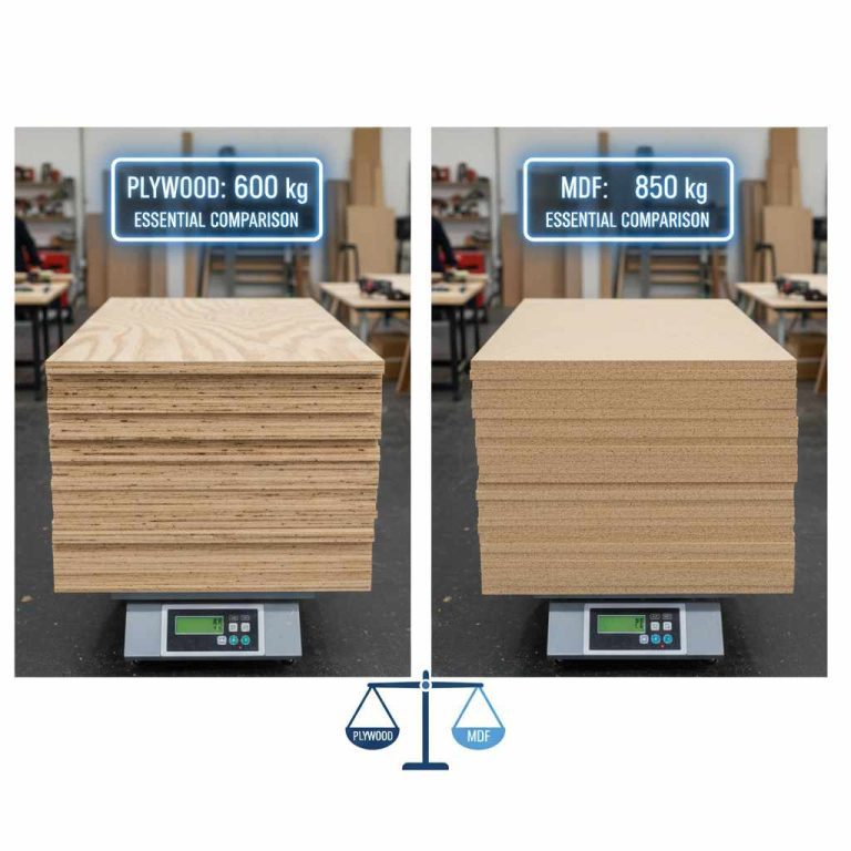Weight of Plywood vs MDF