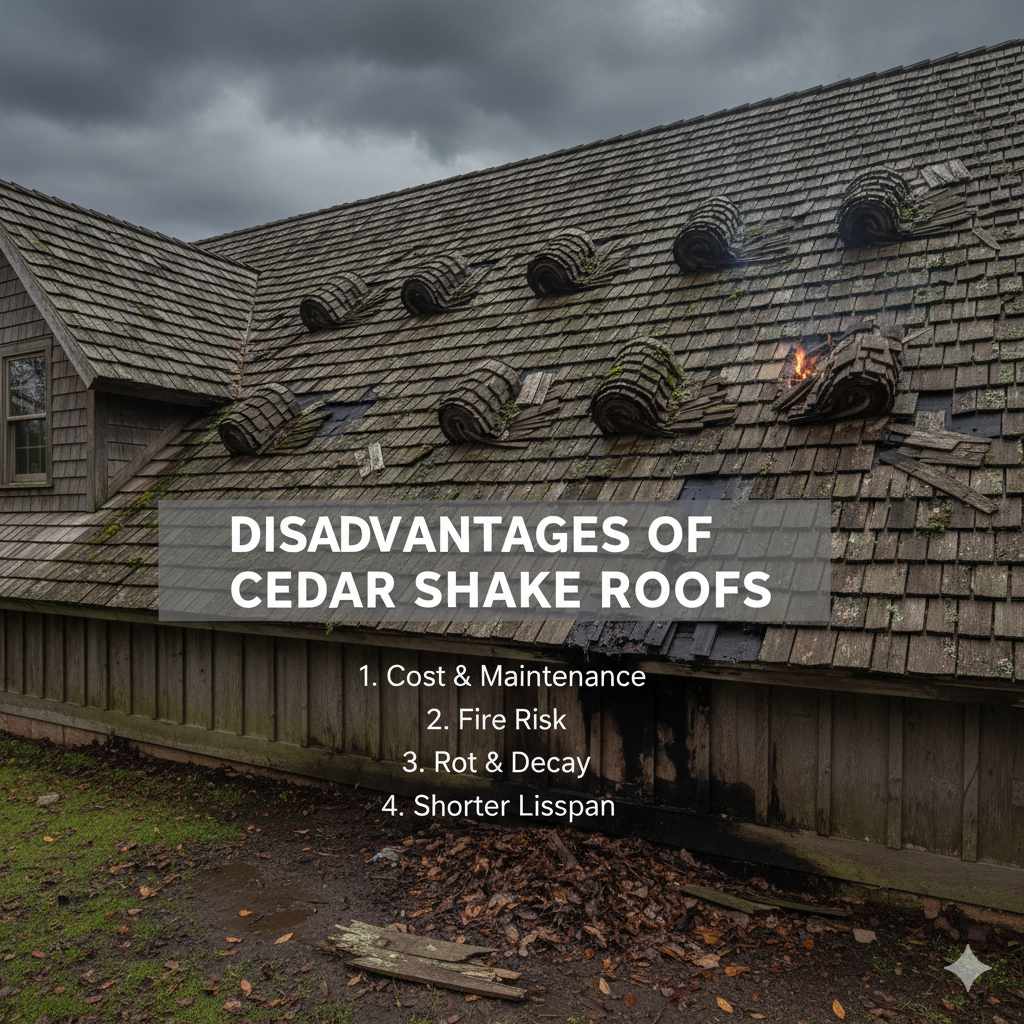 What Are The Disadvantages Of Cedar Shake Roof