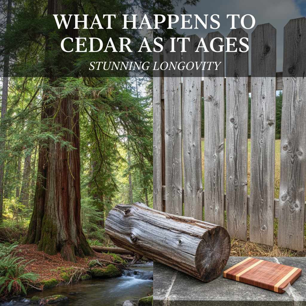 What Happens to Cedar As It Ages