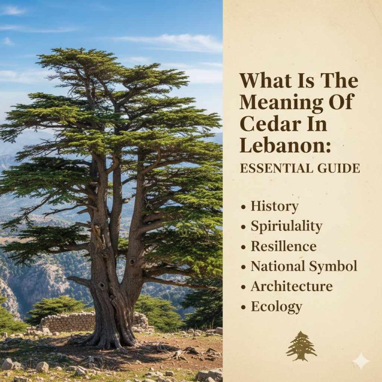 What Is The Meaning Of Cedar In Lebanon