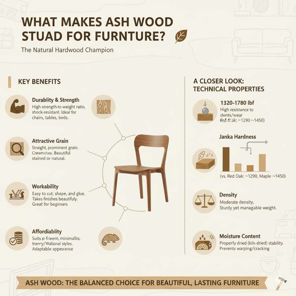 What Makes Ash Wood Stand Out for Furniture