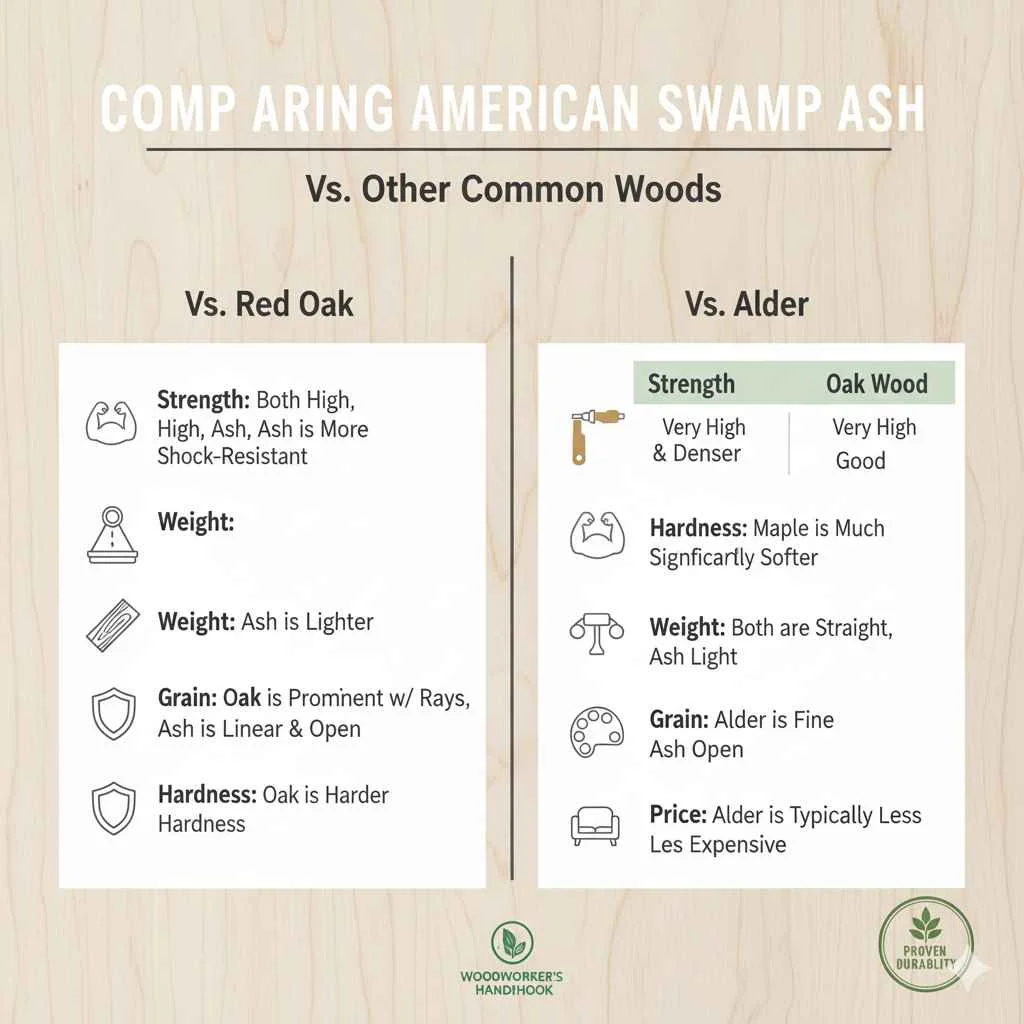 ash, alder, and maple wood samples side by side for comparison ash, alder, and maple wood samples side by side for comparison