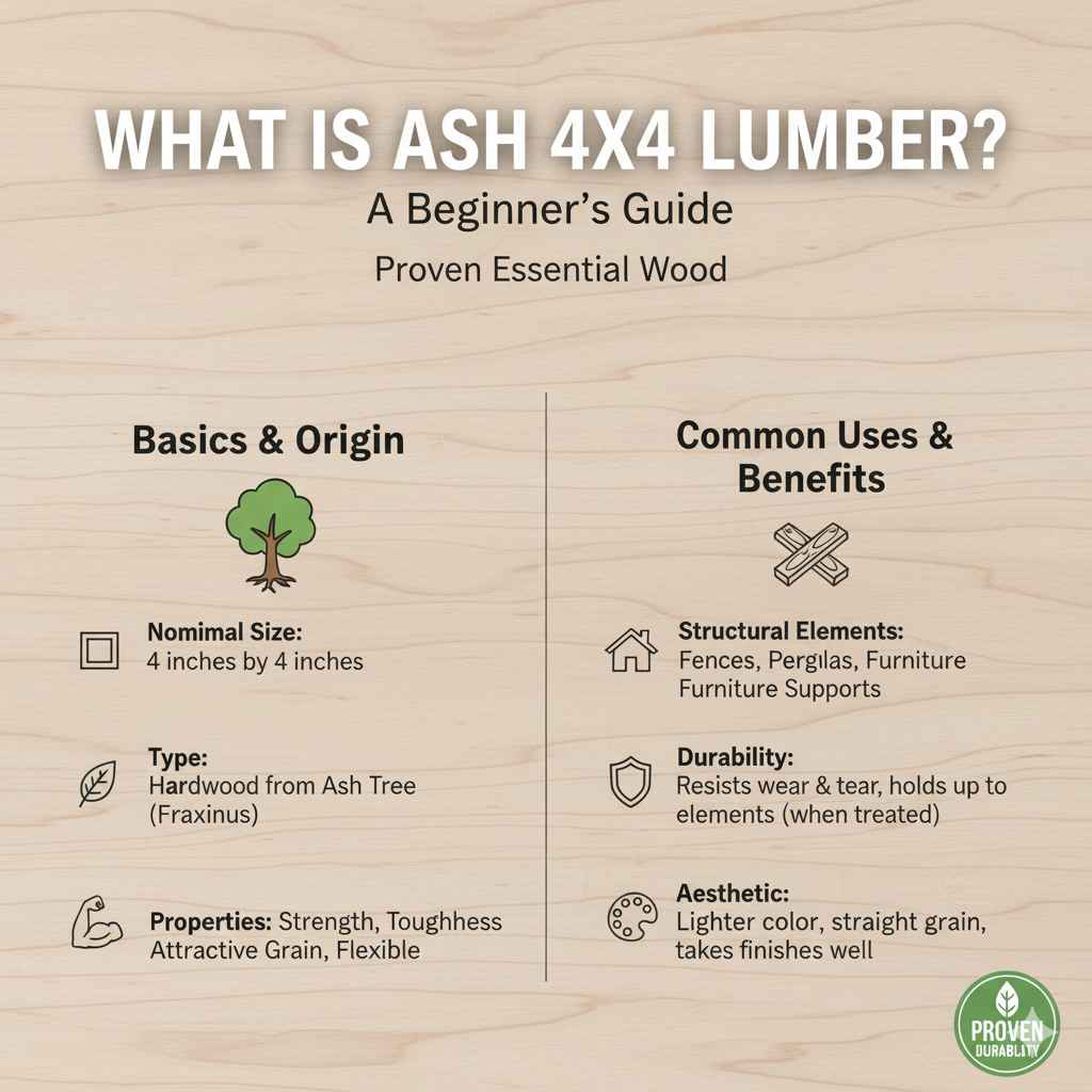 What is Ash 4x4 Lumber