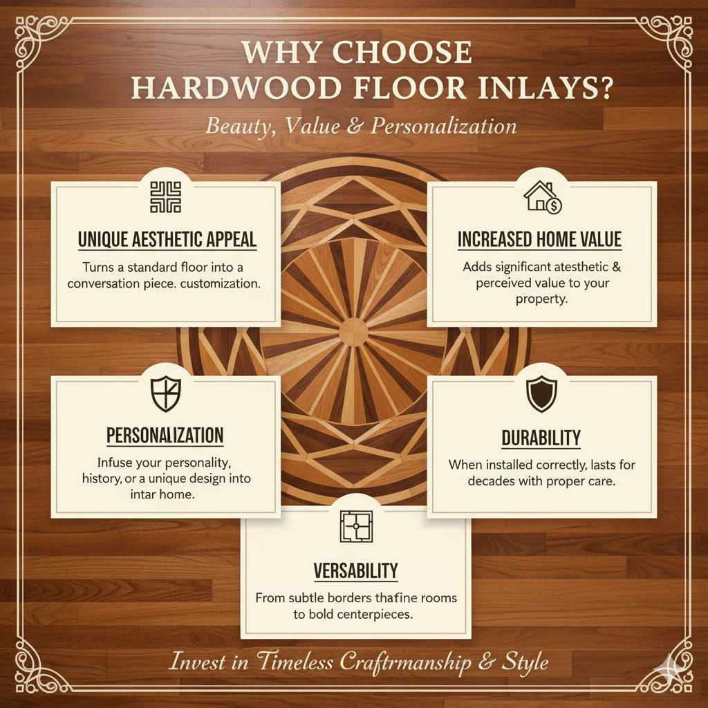 Why Choose Hardwood Floor Inlays?