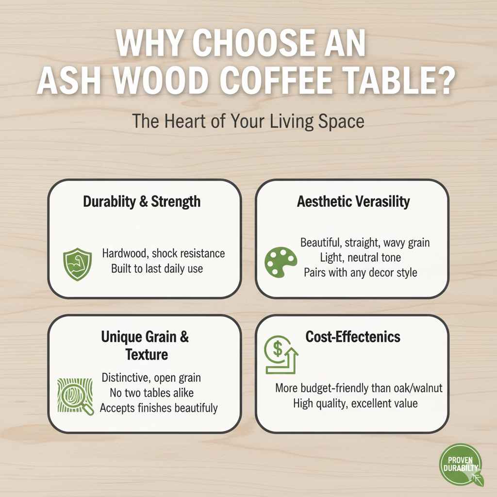 Why Choose an Ash Wood Coffee Table
