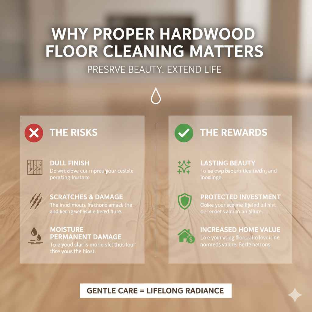 Why Proper Hardwood Floor Cleaning Matters