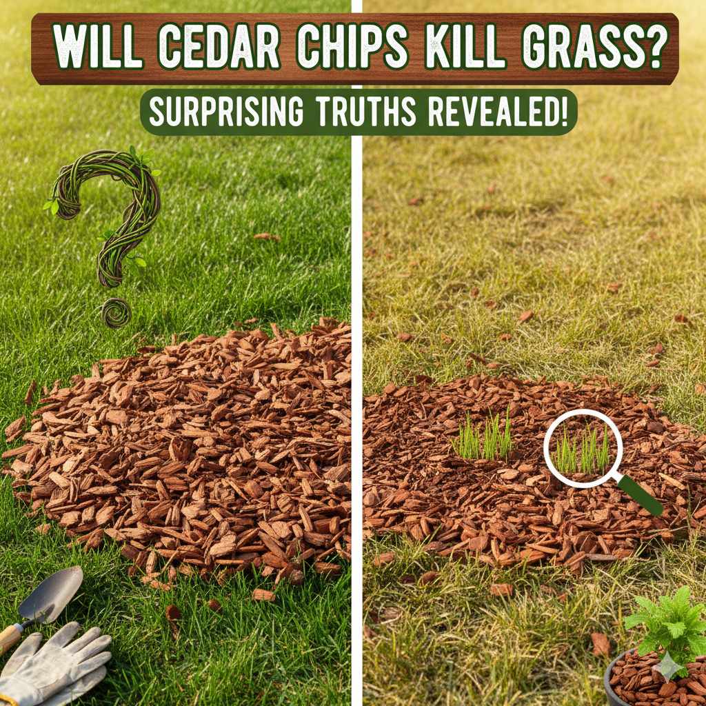 Will Cedar Chips Kill Grass