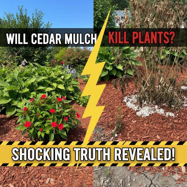 Will Cedar Mulch Kill Plants