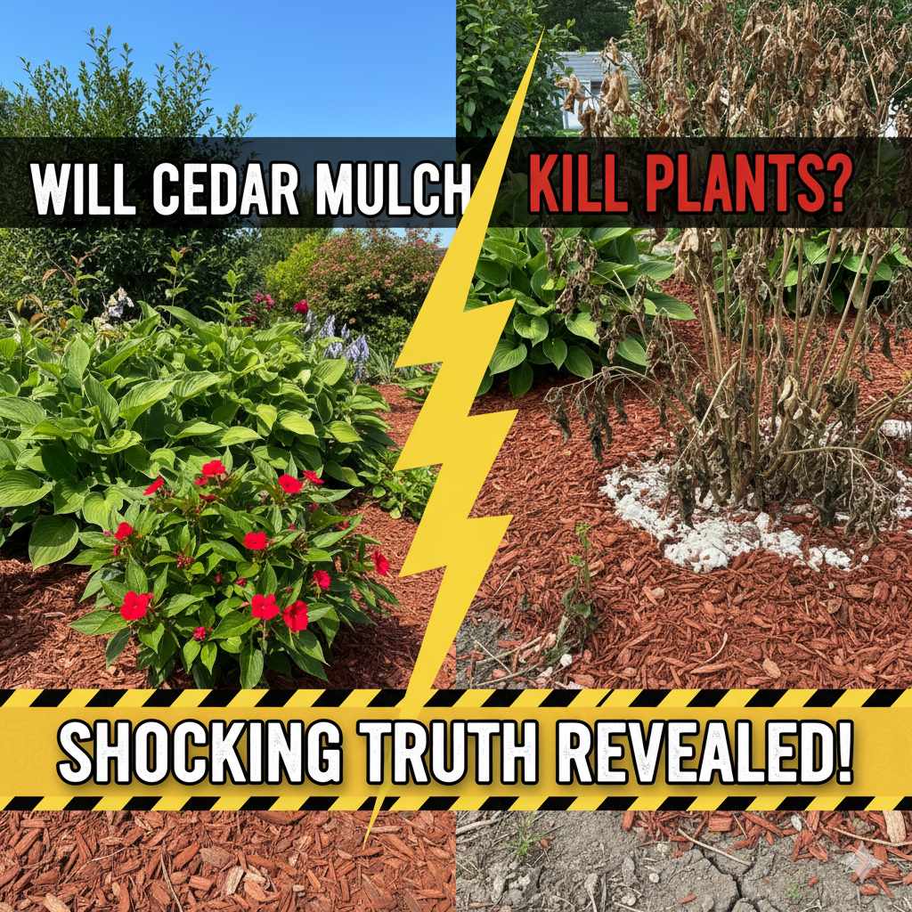 Will Cedar Mulch Kill Plants