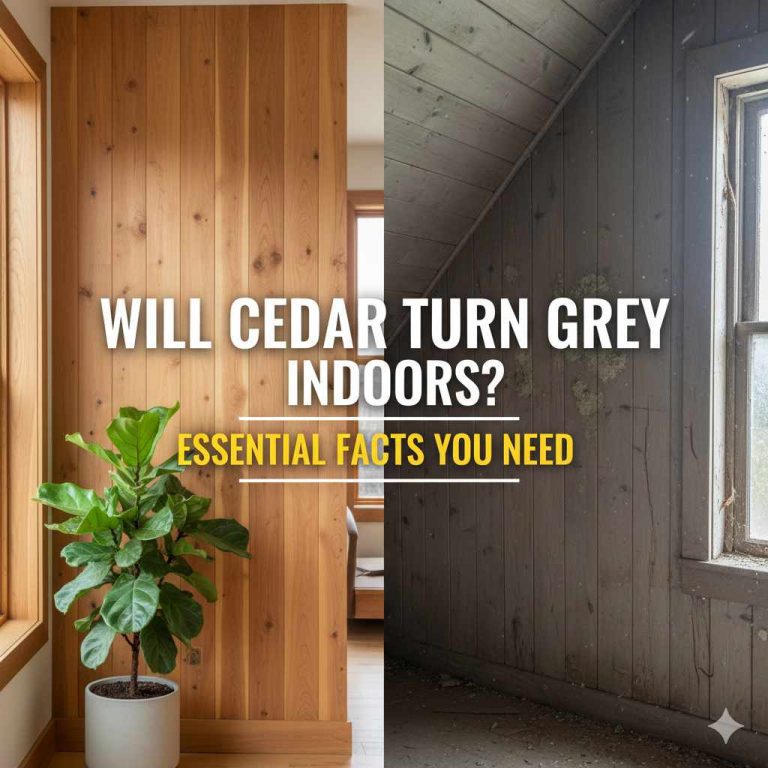 Will Cedar Turn Grey Indoors