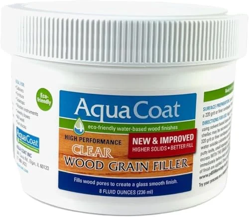 Aqua Coat clear wood grain filler gel