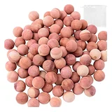 100 Cedar Balls for Clothes Storage with Satin Bags 100 count cedar balls with three satin drawstring bags for closet and drawer storage